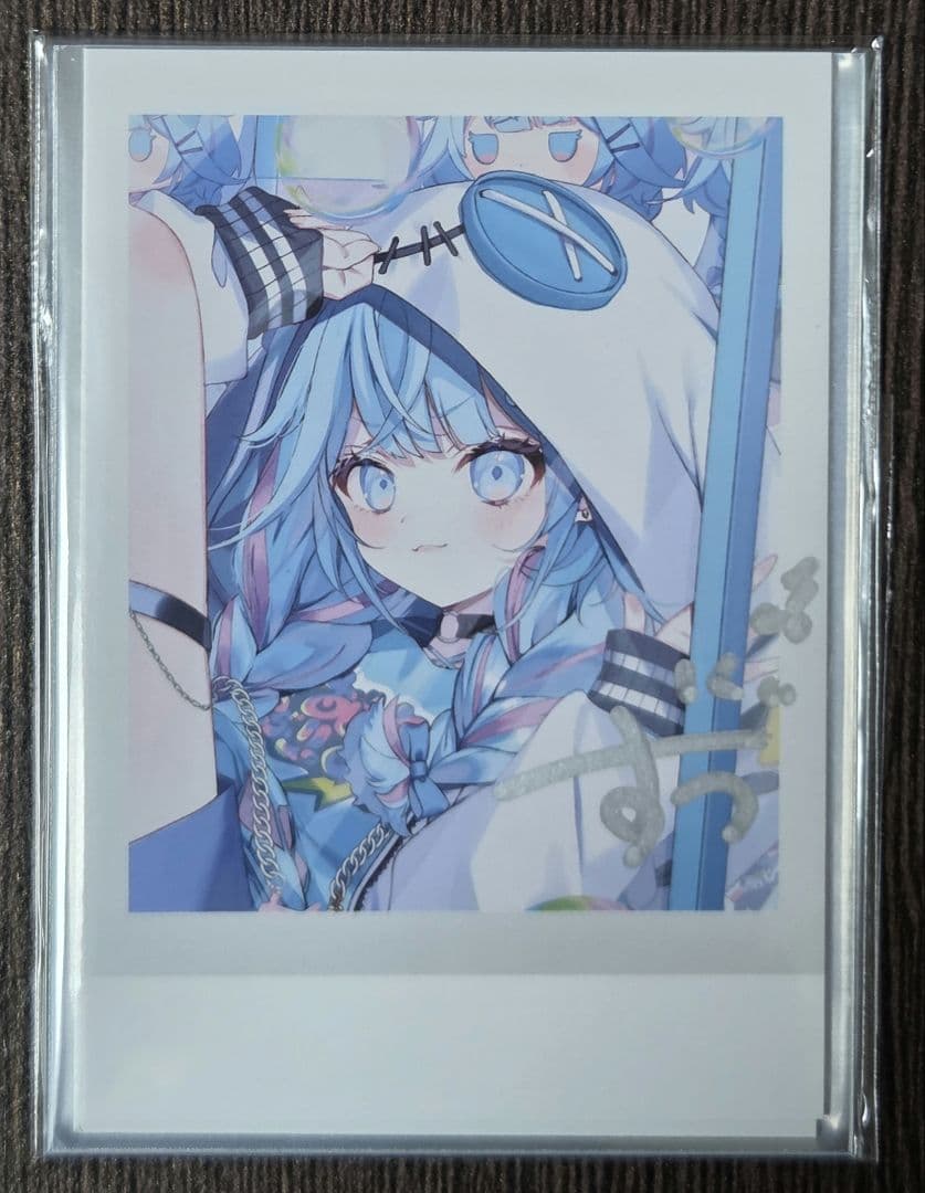 水宮枢 誕生日記念 2025 直筆サイン入りチェキ風ブロマイドカード