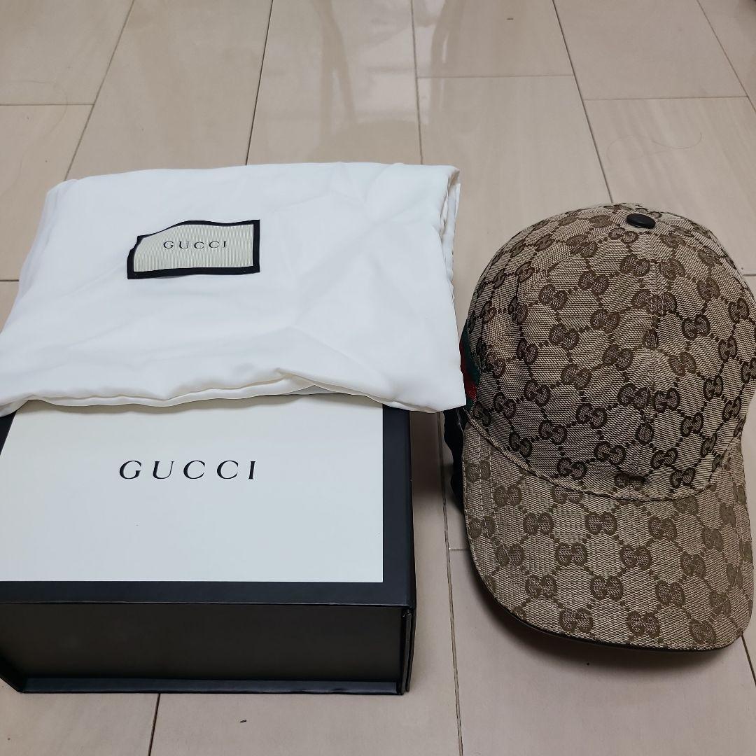 最終値下げ⬇️GUCCI　ベースボールキャップ 　57cm
