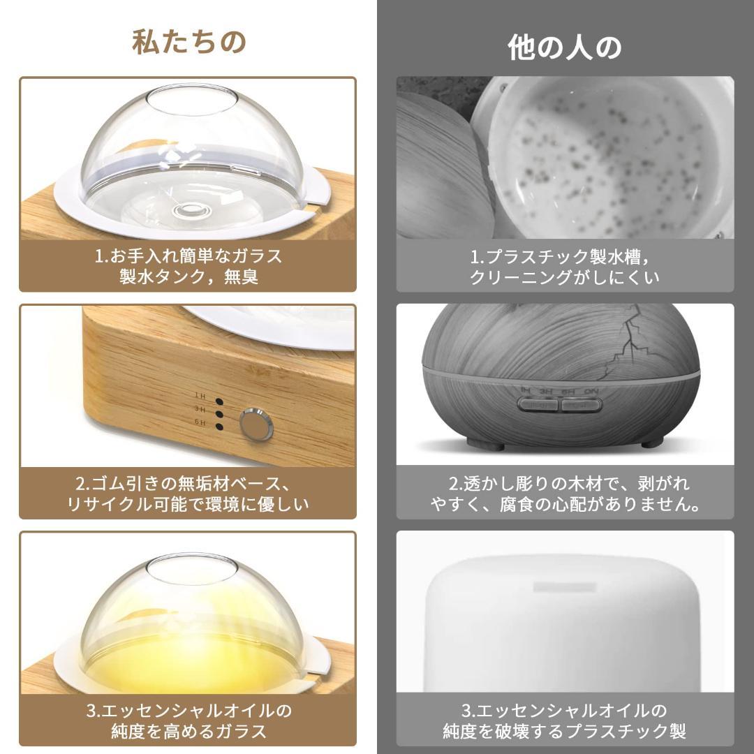 アロマ オールガラス製加湿器 ディフューザー 加湿器
