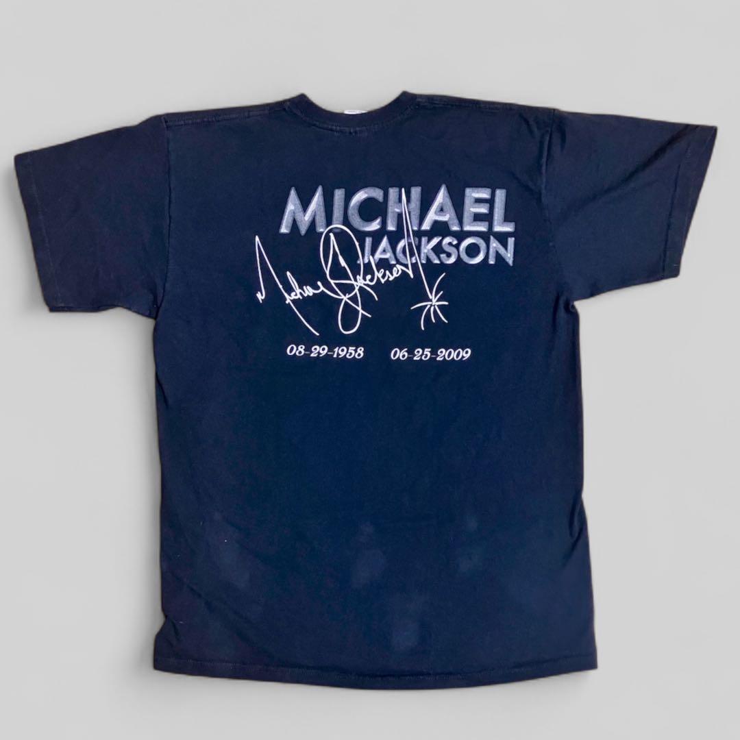 マイケル・ジャクソン 追悼ビンテージ Tシャツ ブラック 美品 sizeL