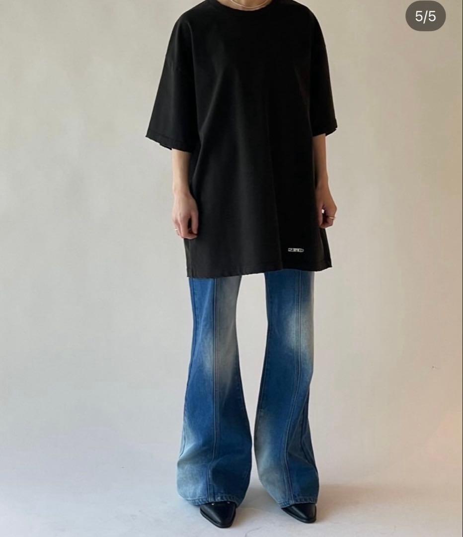 Knuth Marf bell bottom denim pants 新品タグ付 - メルカリ