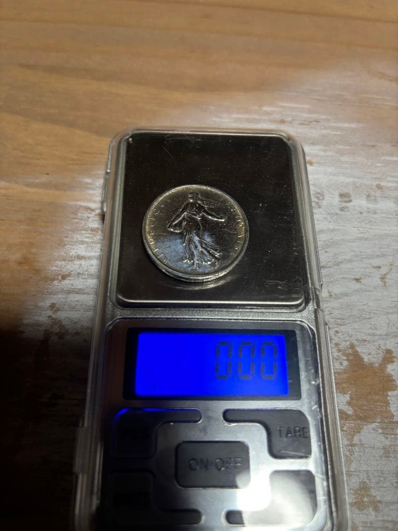 フランス　1960年代　5フラン銀貨　種蒔くマリアンヌ