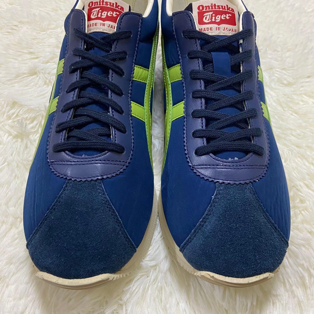 新品未使用✨ オニツカタイガー 日本製 MOAL 77 NM ネイビー×グリーン