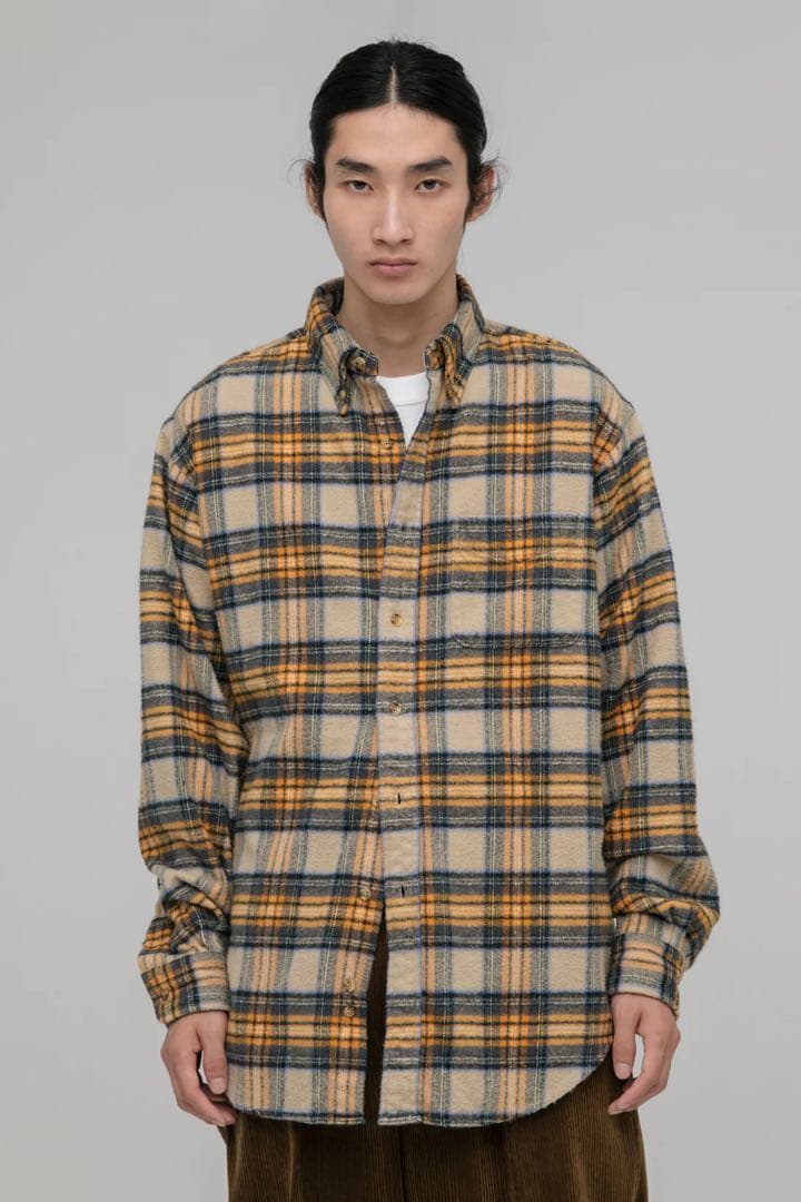 CIOTA Flannel B.D Shirt フランネルシャツ サイズ2 - メルカリ