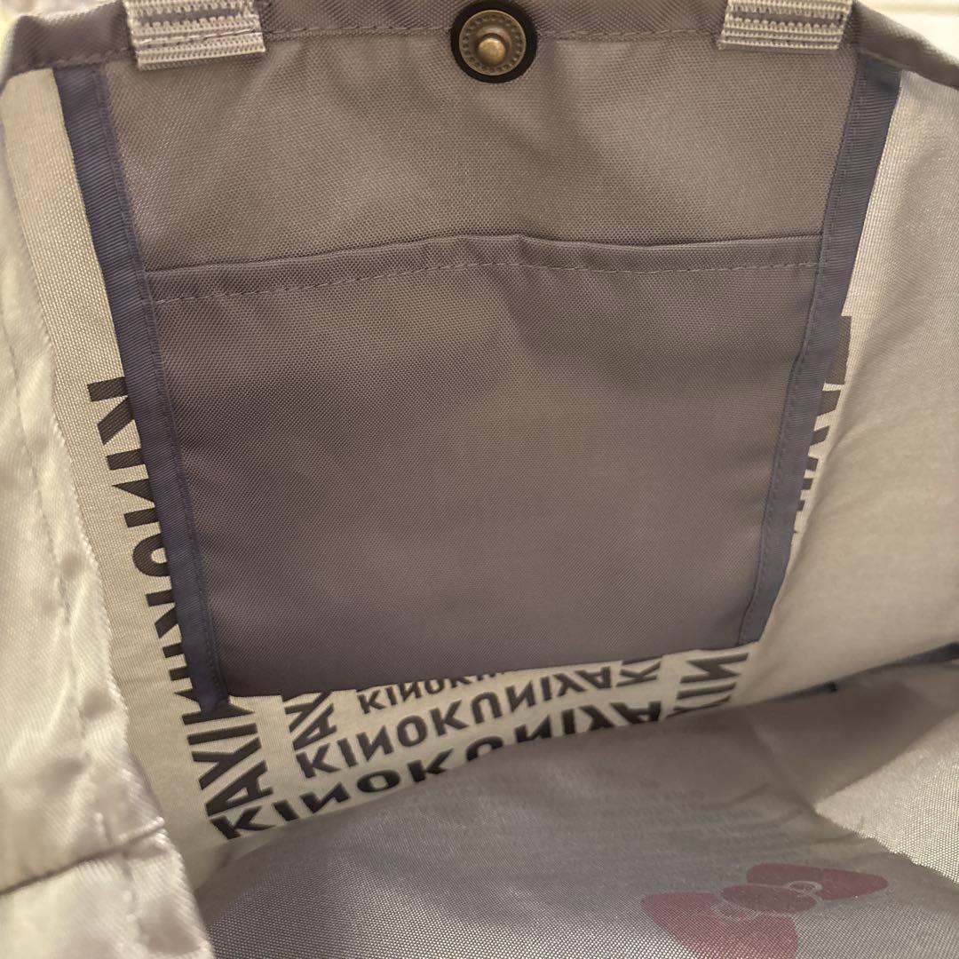 KINOKUNIYA ×ハローキティ エコバッグ グレー 紀伊國屋 サンリオ