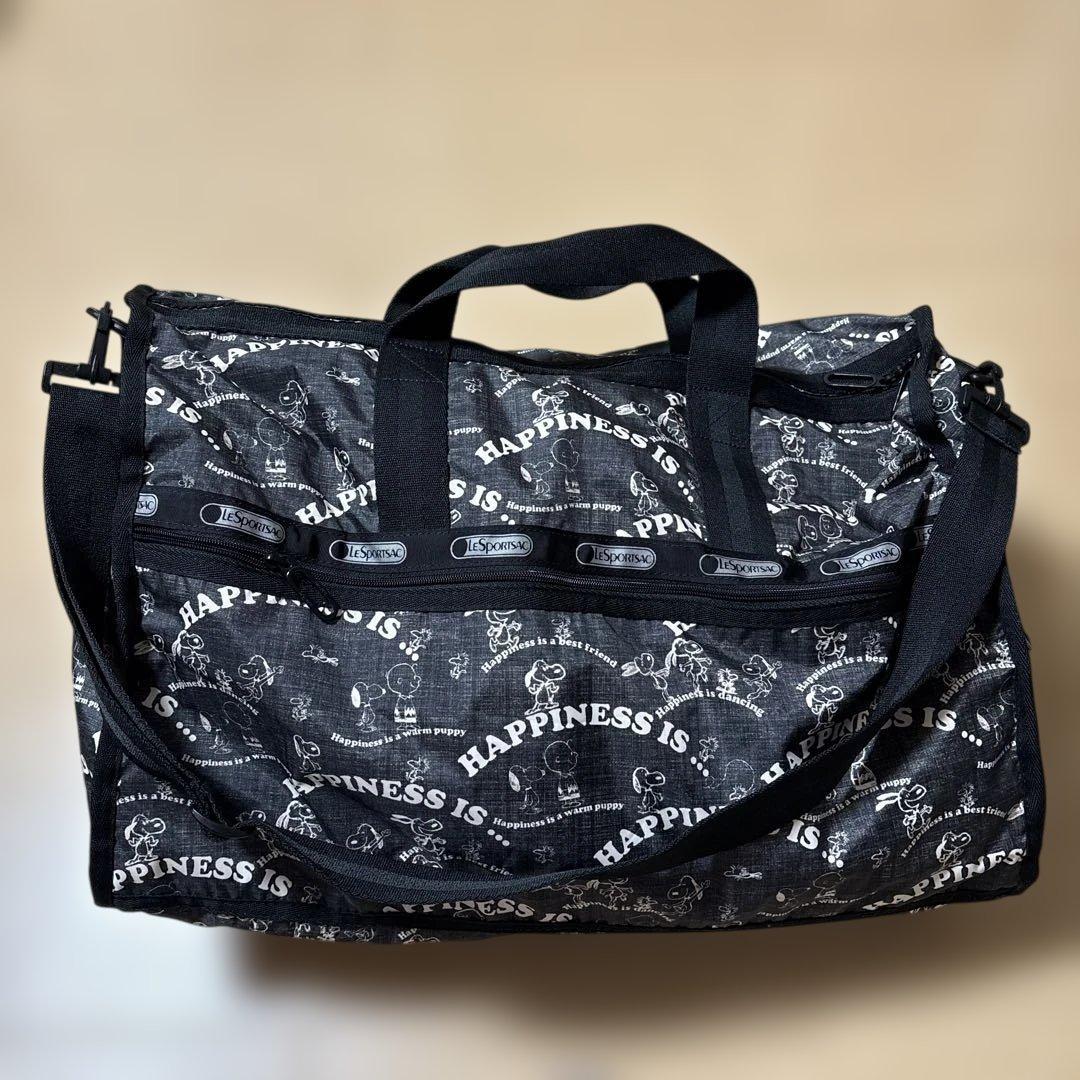 LeSportsac レスポートサック スヌーピー ボストンバッグ