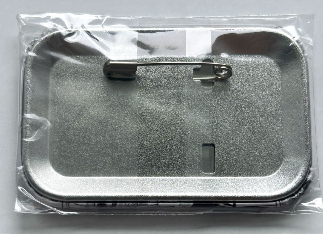 銀魂 坂田銀時 アドアーズ ジャンプ50周年 スクエア缶バッジ