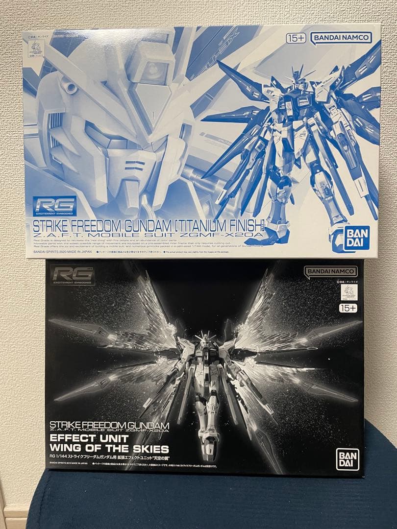 赤*生様 RG ストライクフリーダム[チタニウムフィニッシュ]&天空の翼