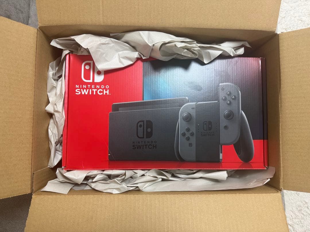 Nintendo Switch 本体 グレー 付属品あり