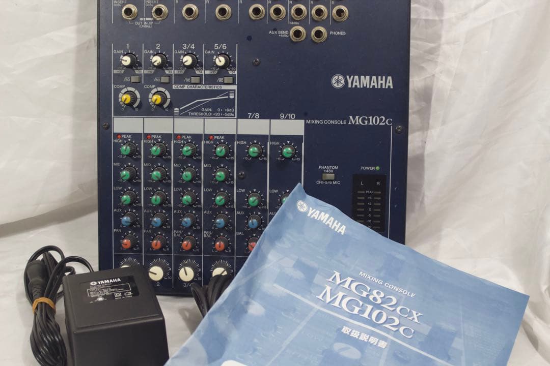 YAMAHA ヤマハ アナログミキサー　MG102c チャンネル数 8チャンネル