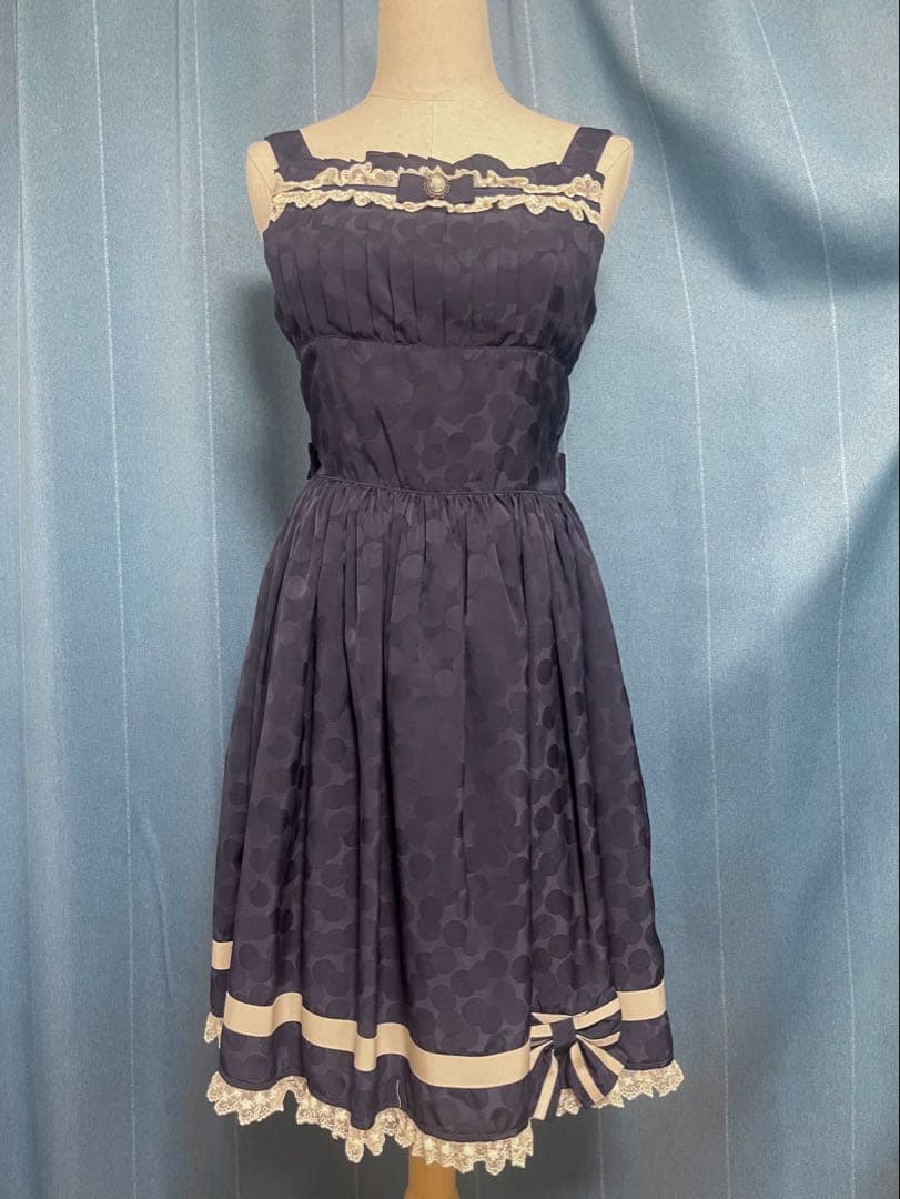 Innocent World ネイビー ジャンパースカート ロリータ ワンピース Innocent World Online Shop