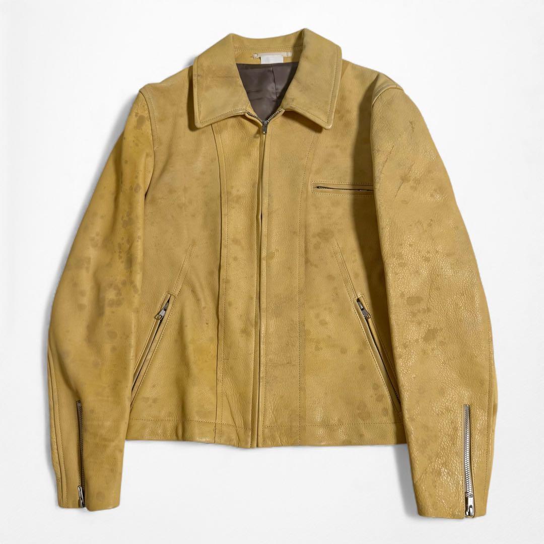 2007AW コムデギャルソン オムプリュス 加工 ライダース レザージャケット 2007AW コムデギャルソン オムプリュス 加工 ライダース レザー