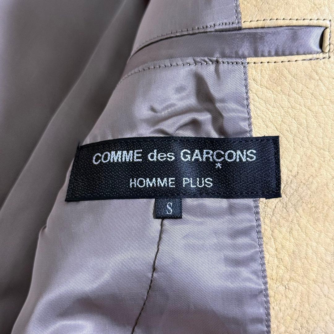 2007AW コムデギャルソン オムプリュス 加工 ライダース レザー