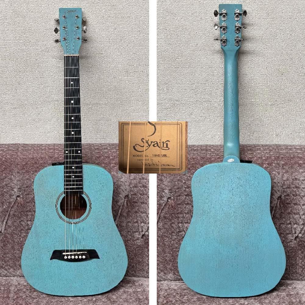 ミニギター S.Yairi YM-02 ライトブルー アコースティックギター