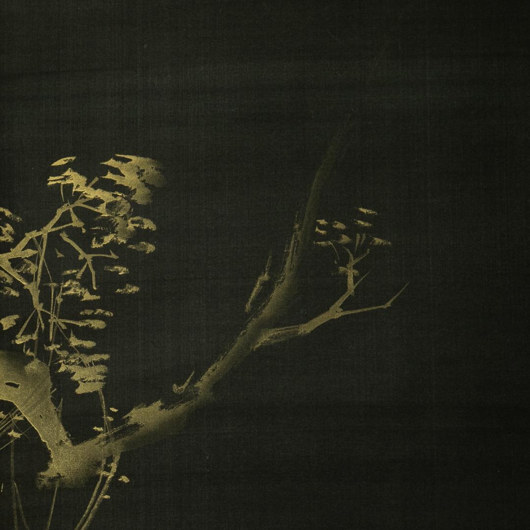 掛軸-1773 徳田隣斎 観音大師 紺紙金泥 共箱 - メルカリ