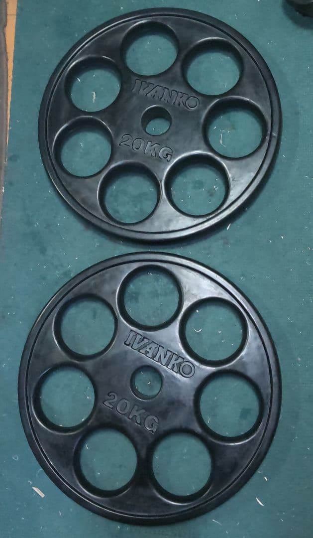オリンピック プレート IVANKO 20kgプレート1枚①