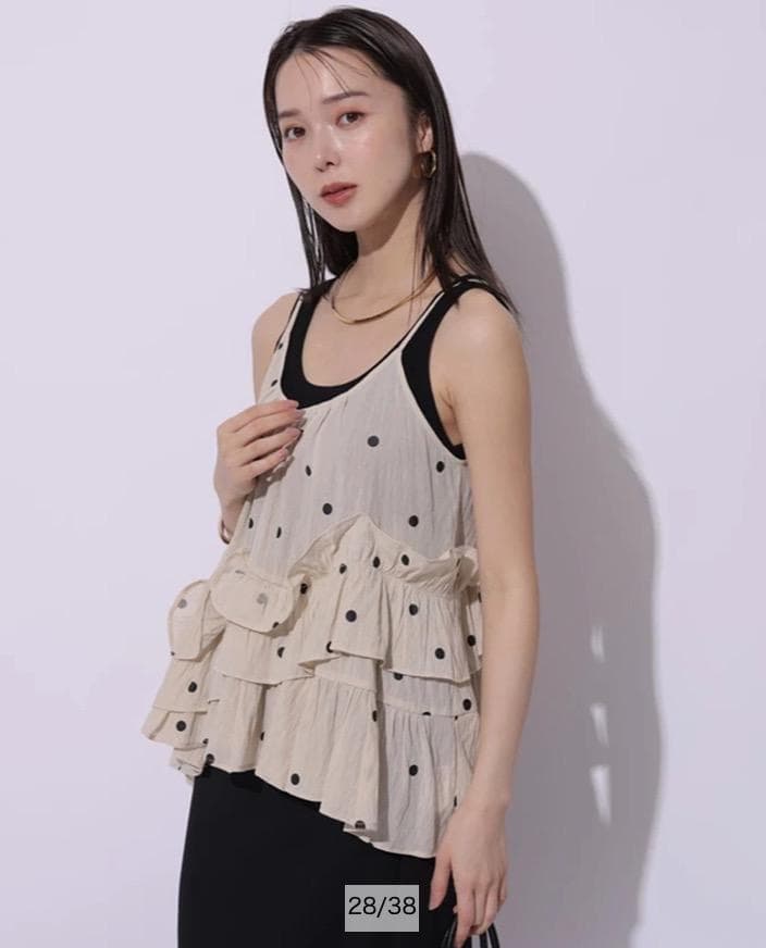 【新品】Mystrada♡《店舗限定》フリルティアードキャミ