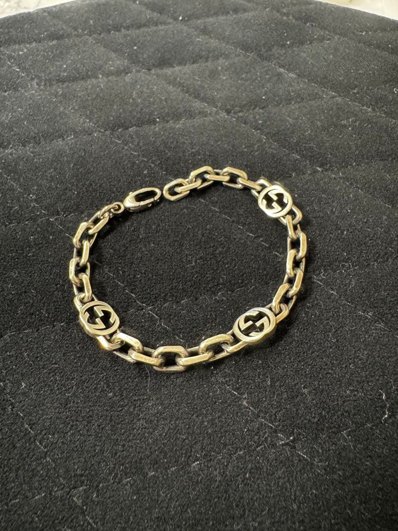 GUCCIブレスレット　インターロッキング
