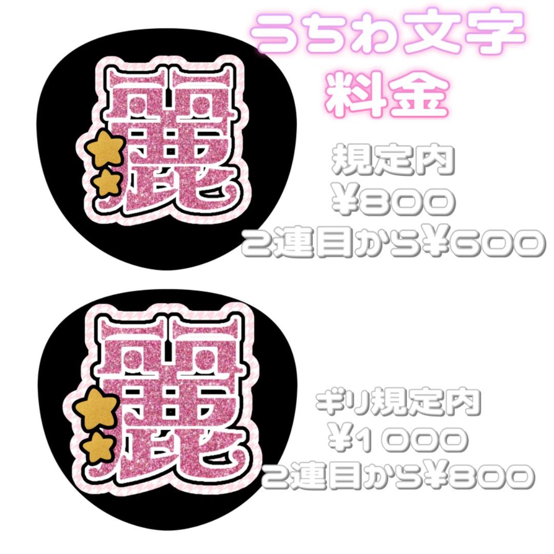 連結文字パネル 連結うちわ文字 - メルカリ