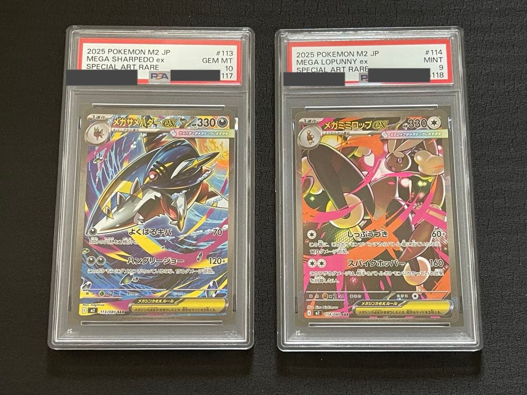 【PSA鑑定連番】PSA10・PSA9 #113 #114 2枚セット ポケカ