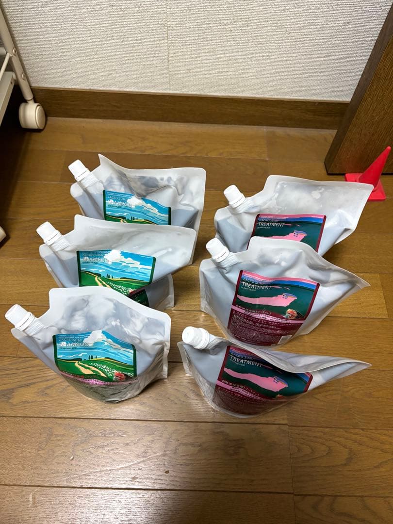 サニープレイス ザクロ精炭酸シャンプー ＆トリートメント セット　詰替用