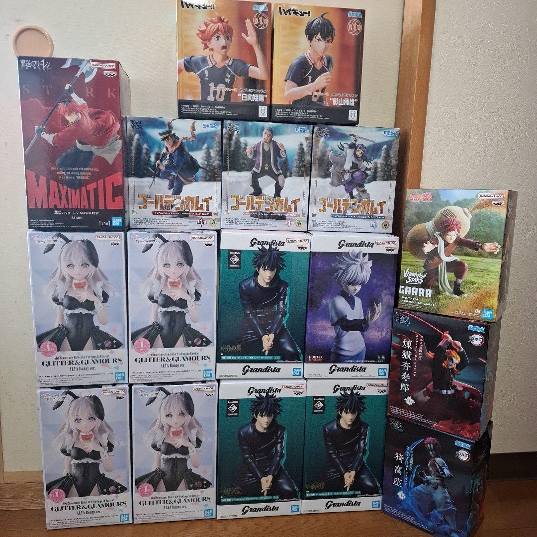 プライズフィギュア まとめ売り 鬼滅の刃 呪術廻戦 ゴールデンカムイ 等