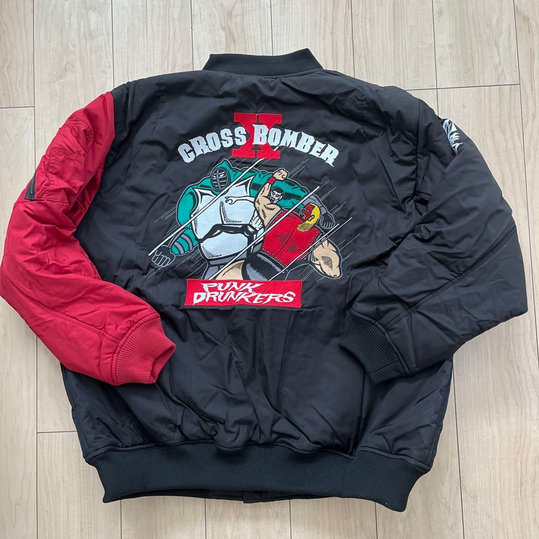 XL パンクドランカーズ✖︎キン肉マンxarktzクロスボンバーMA-1 JKT