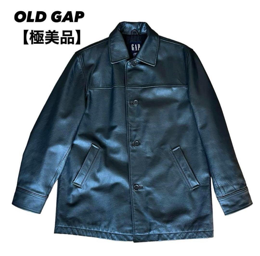 OLD GAP Leather Car Coat - メルカリ
