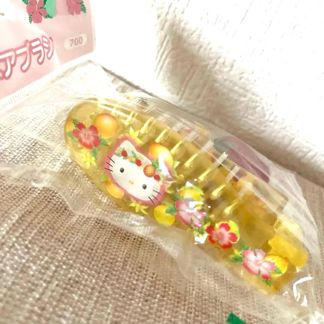 レア！！キティ南国フルーツ デザイン ヘアブラシ