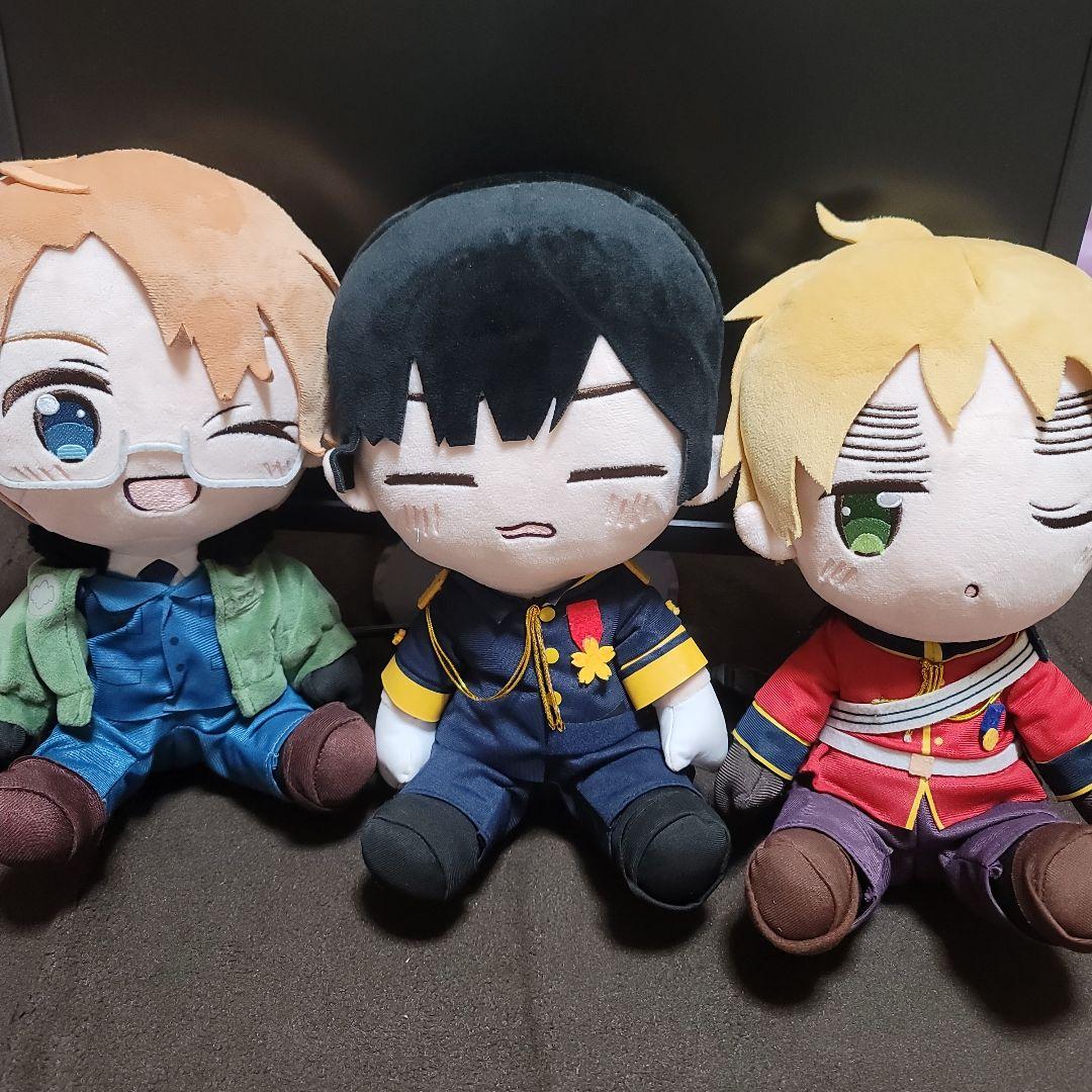 ヘタリア BIGぬいぐるみ アメリカ イギリス 日本 - メルカリ