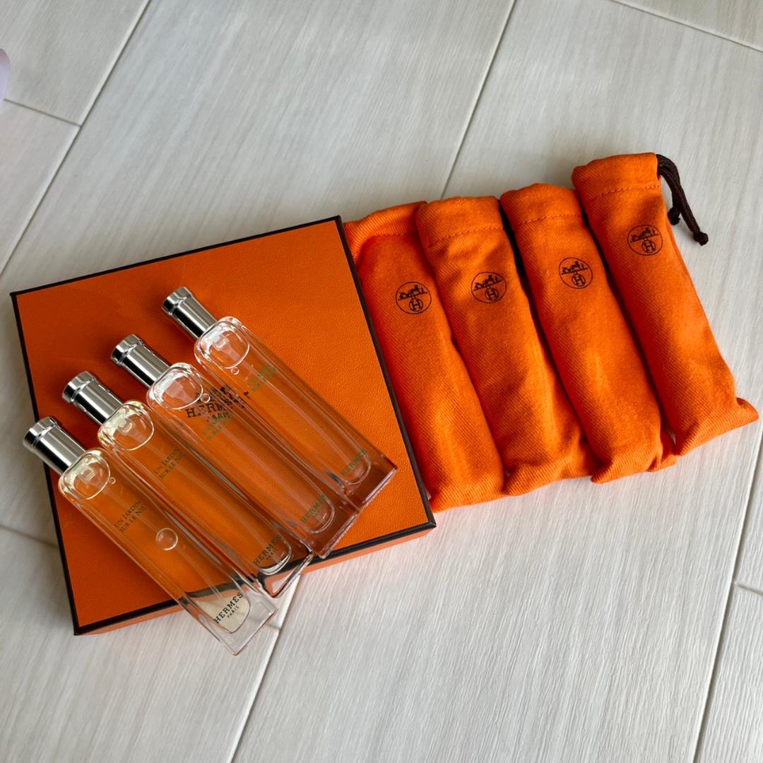 エルメス 香水 セット4本  ナイルの庭 李氏の庭 箱/保存袋つき