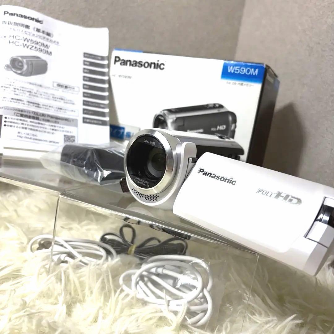 極美品】Panasonic HC-W590M ビデオカメラ 付属品完品 - メルカリ