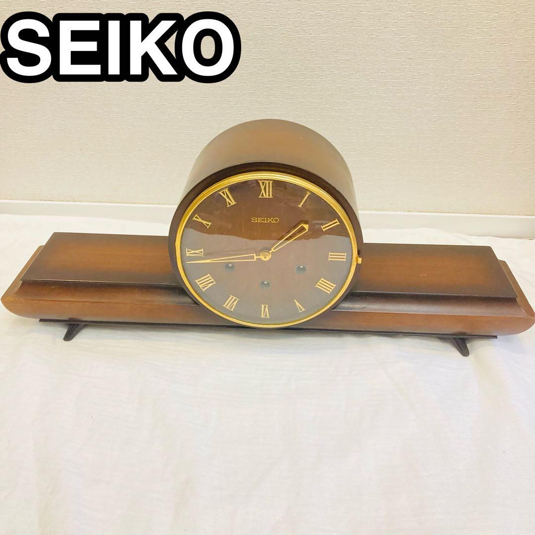SEIKO レトロ 置時計 ゼンマイ式 ボンボン時計 昭和レトロ 古道具 Yahoo!オークション -「セイコー ボンボン時計」(アナログ) (掛時計