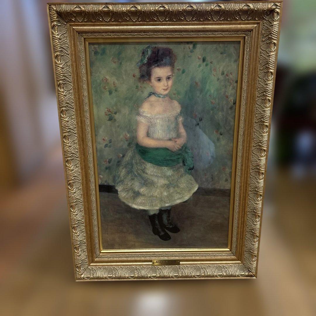 ルノワール　ジャンヌ・デュラン＝リュエル嬢　複製画