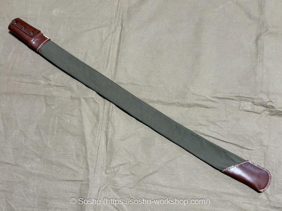 九五式軍刀用鞘覆 日本陸軍 曹長刀 鞘カバー 憲兵 騎兵 通称“曹長刀” ～ 日本陸軍 九五式軍刀 (PKミリタリア製・モデル品