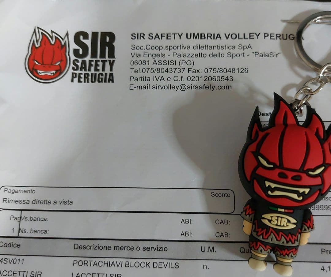 ペルージャ BLOCK DEVILS キーホルダーC - メルカリ