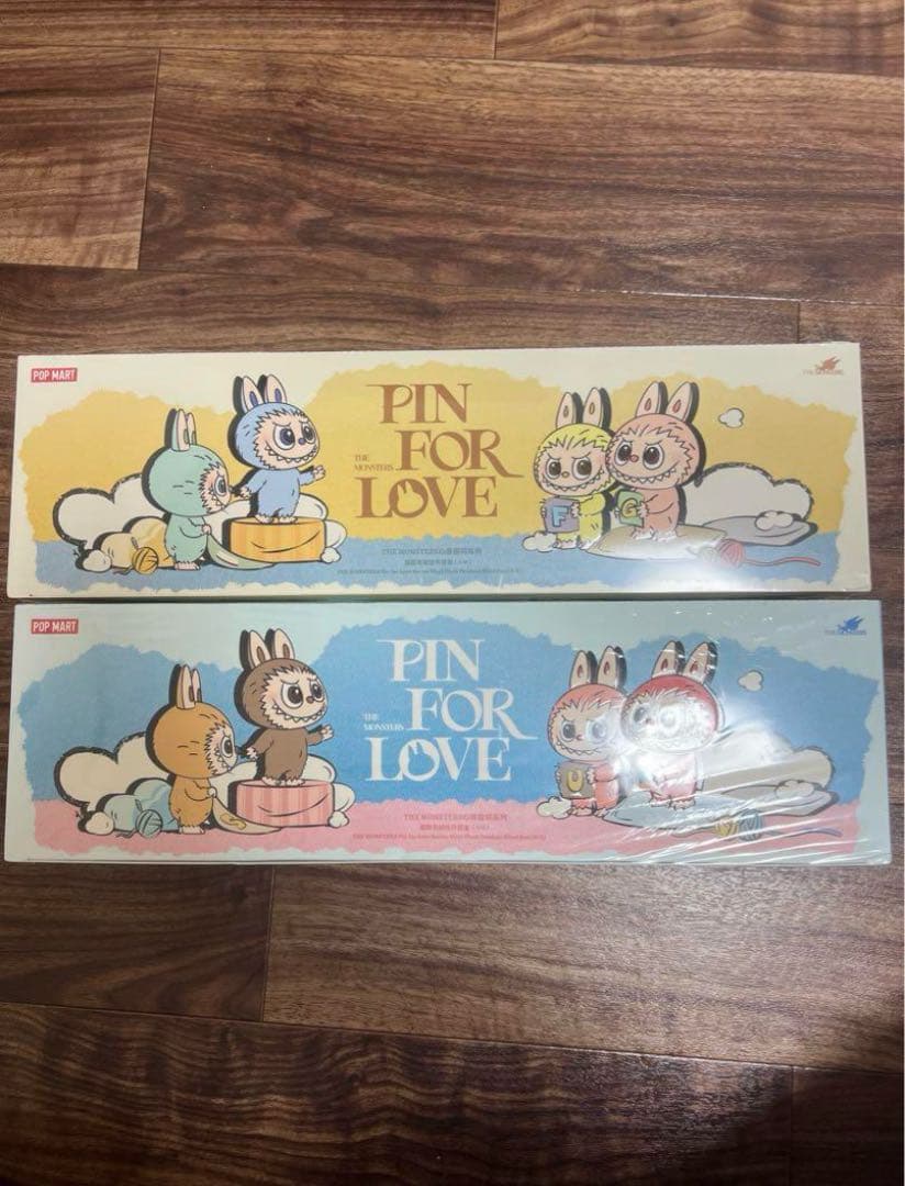 正規品・新品未開封　ラブブ PIN FOR LOVE アソートボックス2箱セット POP MART（ポップマート） 正規品保証 THE MONSTERS PIN FOR LOVE