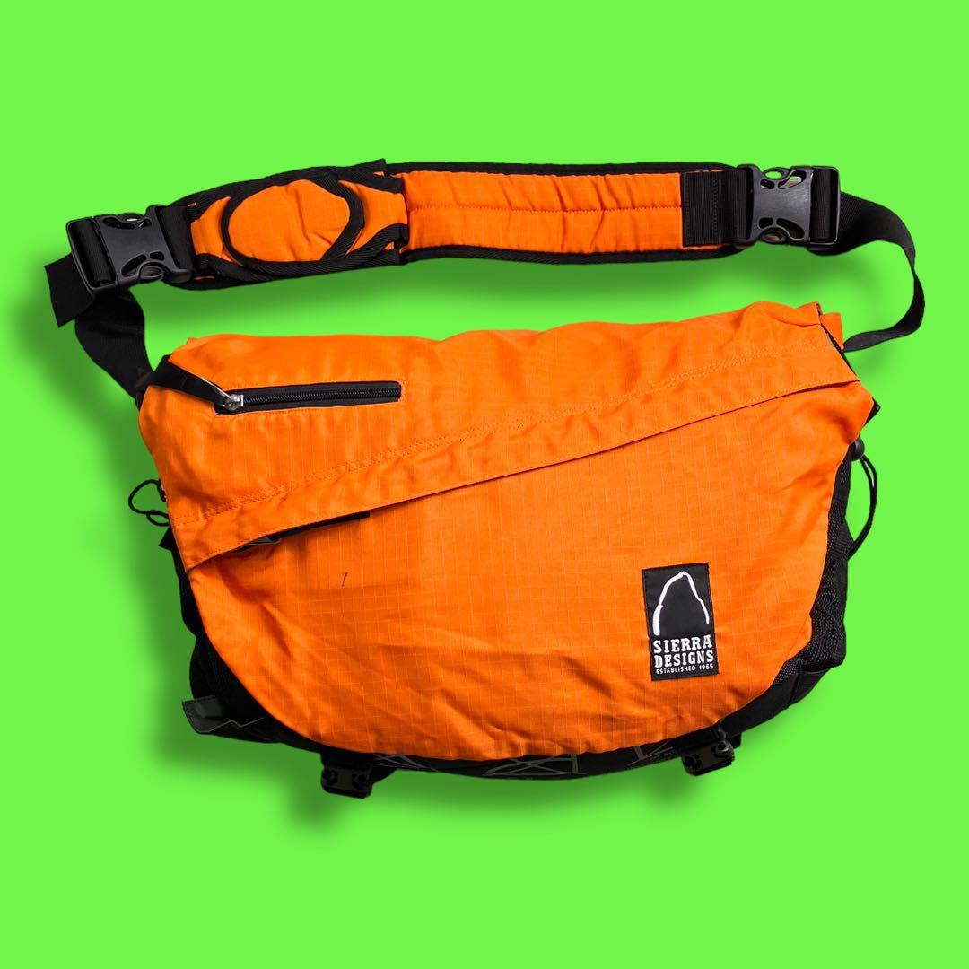 00s Y2K シエラデザイン メッセンジャーバッグ ギミック オレンジ