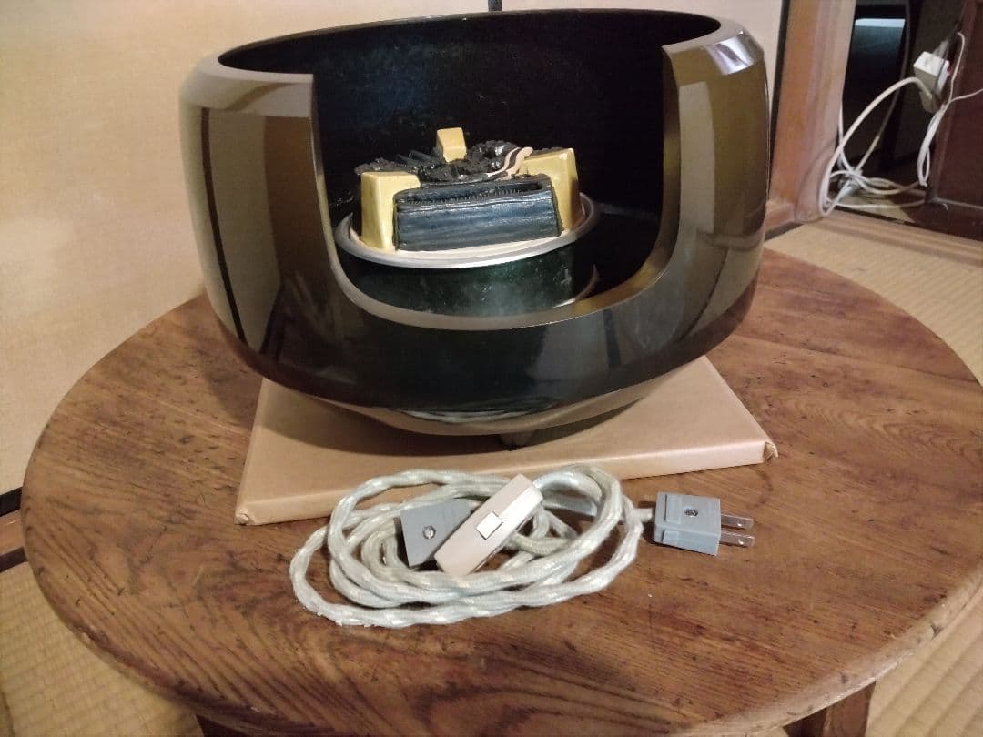 【信】野々田式 風炉型電熱器 合金面取風炉 古銅色
