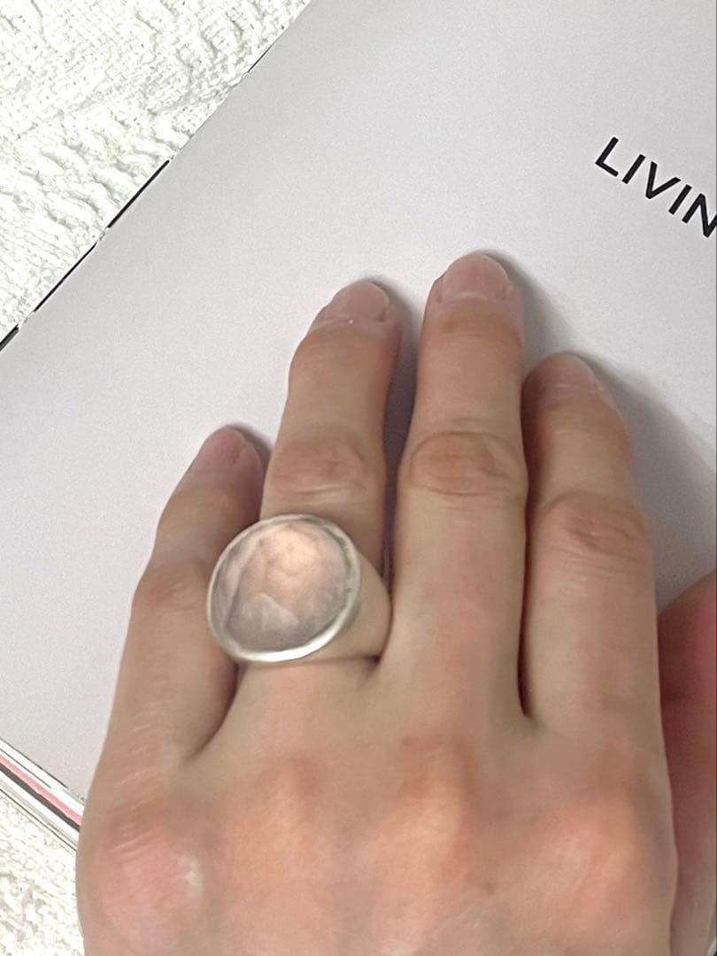 【送料無料】H.P.FRANCE ローズクォーツリング シルバー