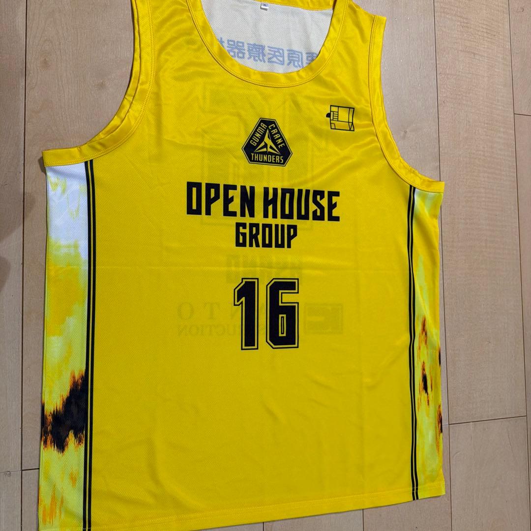 群馬クレインサンダーズ THUNDERS ユニフォーム 16番 淺野ケニー