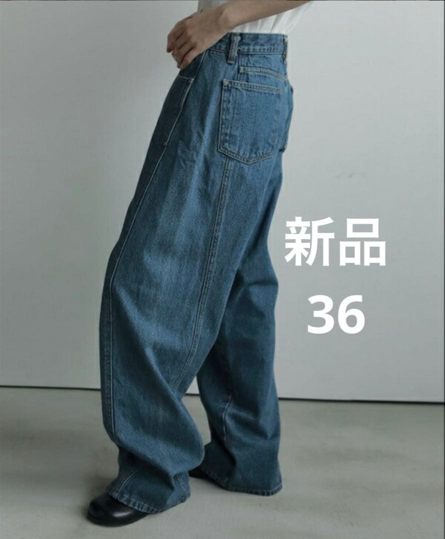 アンヌーク Panel Loose Denim パネルルーズデニム 36 ànuke online store（アンヌーク） / Panel Loose DenimPanel Loose