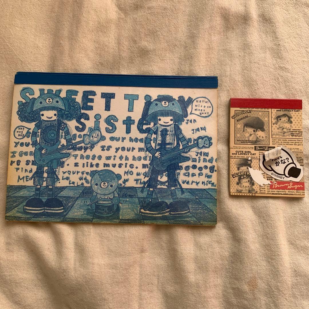 当時物】平成レトロ ガール 女の子 メモ帳 カミオジャパン クーリア