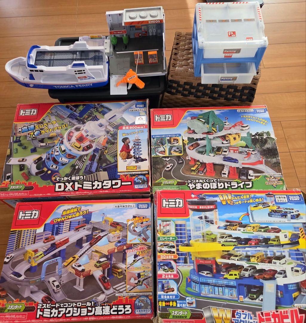 DXトミカタワー⭐トミカビル⭐山登りドライブ⭐高速道路⭐フェリー⭐GS⭐収納庫