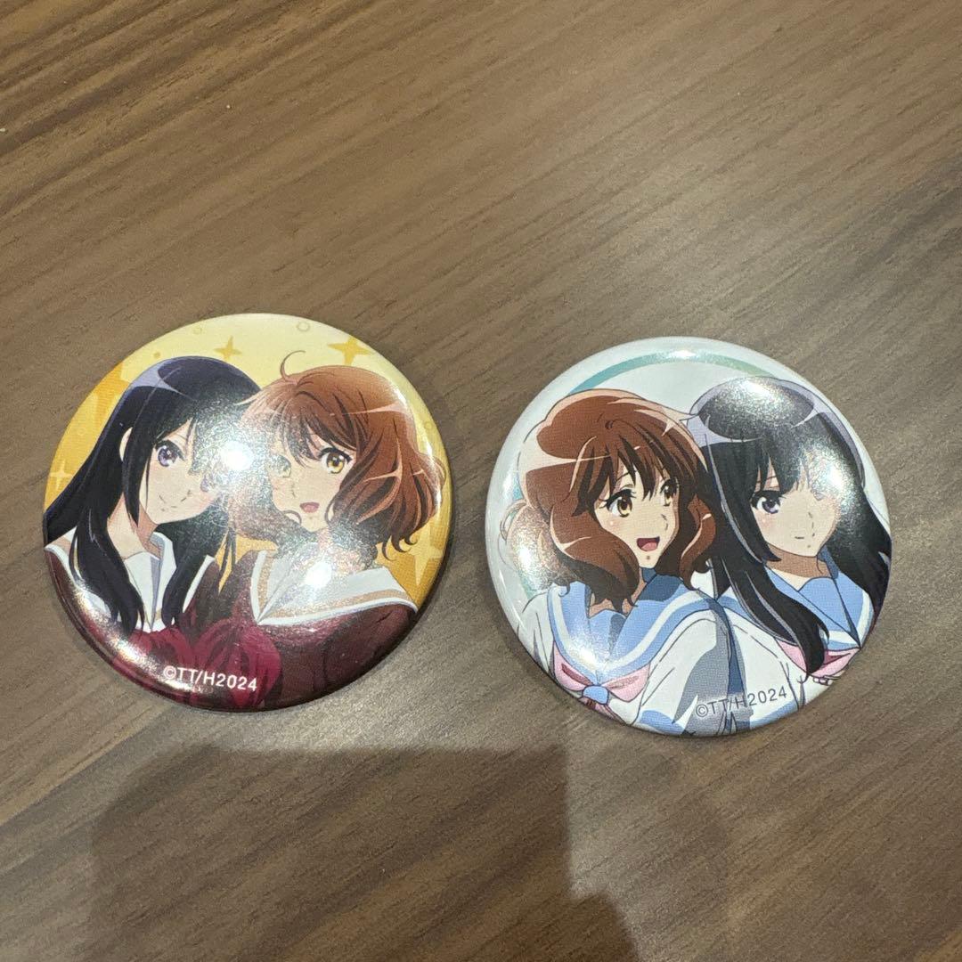 響けユーフォニアム 高坂麗奈 黄前久美 缶バッジ 引力 - メルカリ