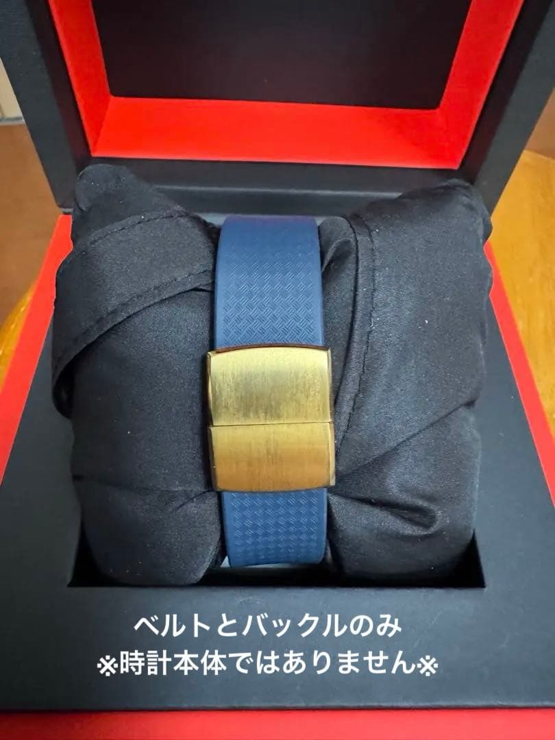 キム【delugs】ラバー替えベルトYG風Dバックル※時計本体なし