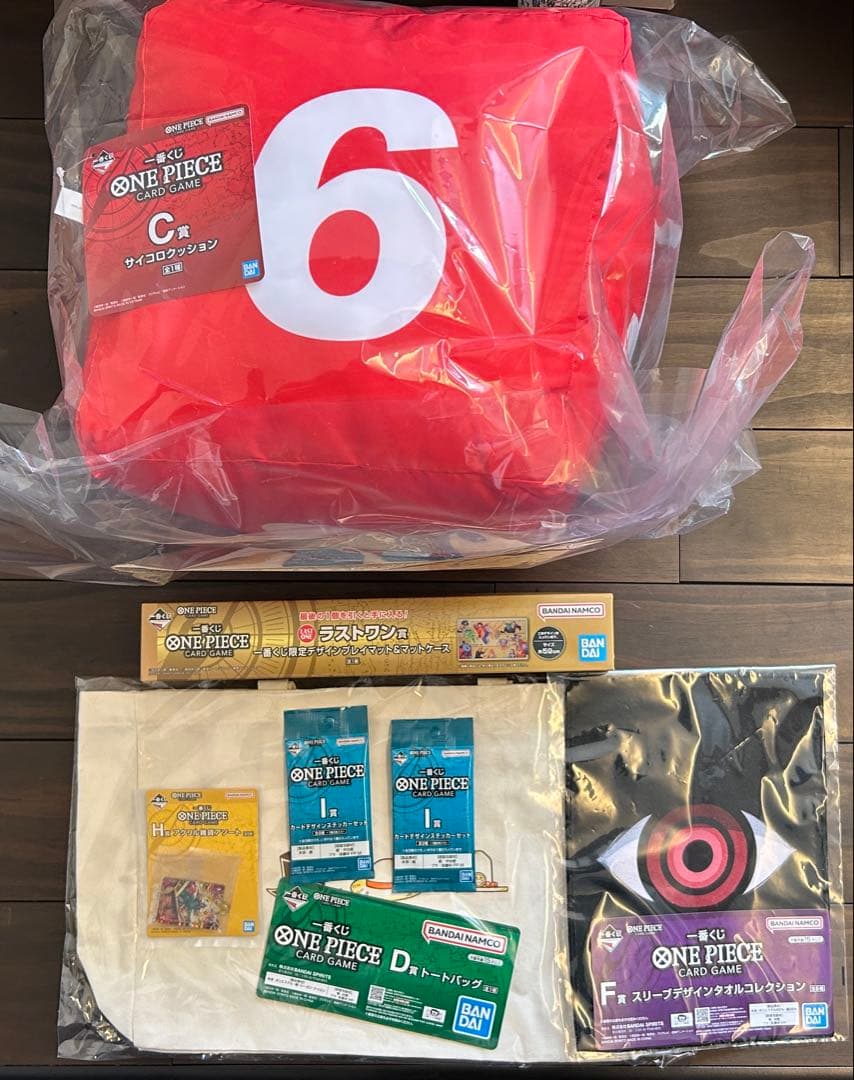 一番くじ　ワンピースカードゲームセット ラストワン、サイコロ、トートバッグ 一番くじ ワンピースカードゲーム」の全ラインナップ公開！尾田先生