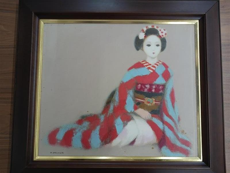 岡本半蔵　作品名不明（絵画）