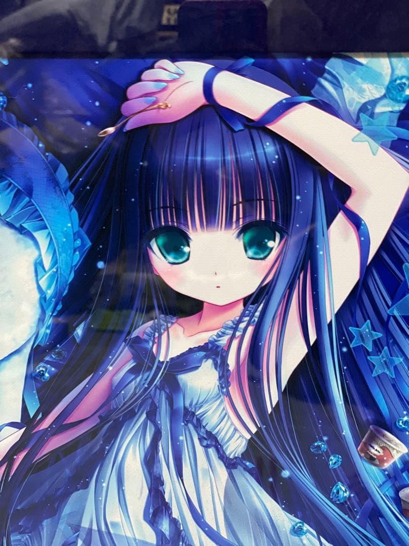 てぃんくる 版画 アールビバン BLU CIELO STELLATO サイン入り - メルカリ