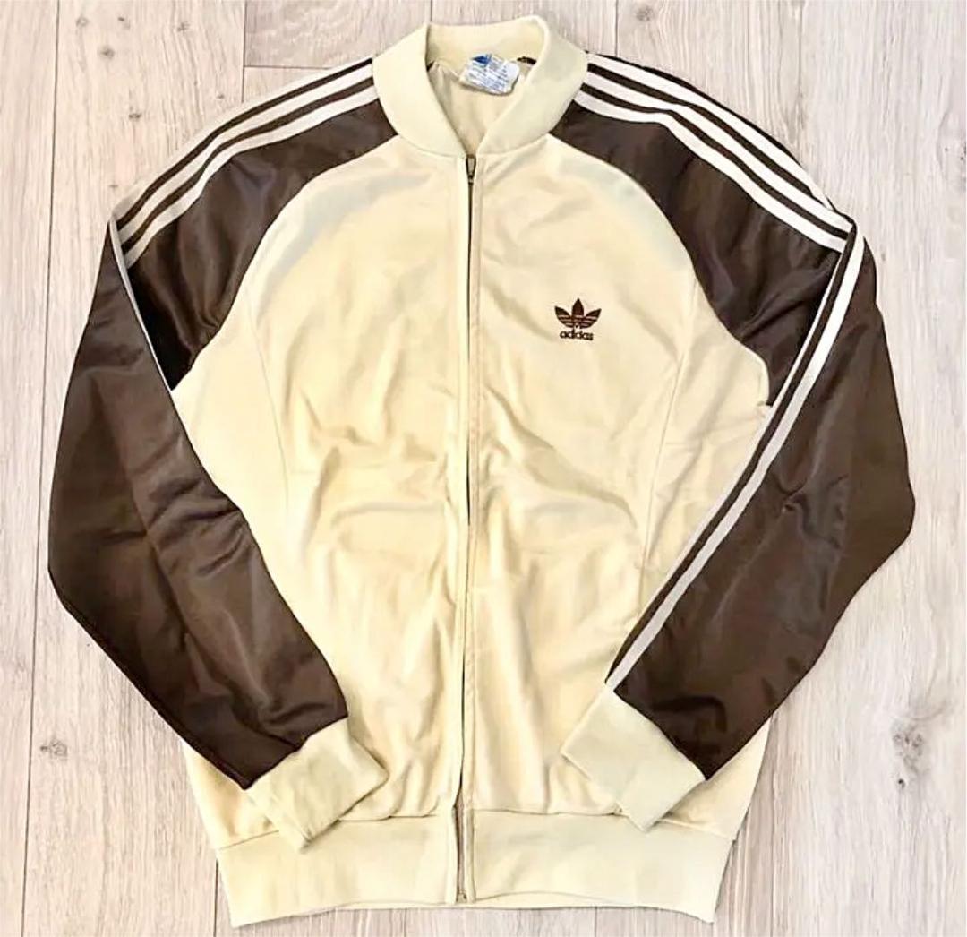 極上 70s フランス製adidas atp ジャージ セットアップ 茶 - メルカリ